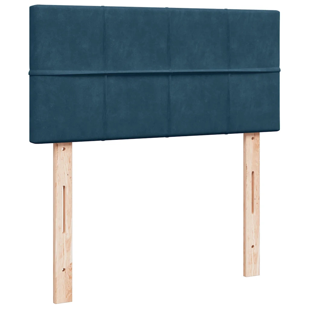 Struttura Letto Pouf con Materasso 100x200 cm Velluto 3312606