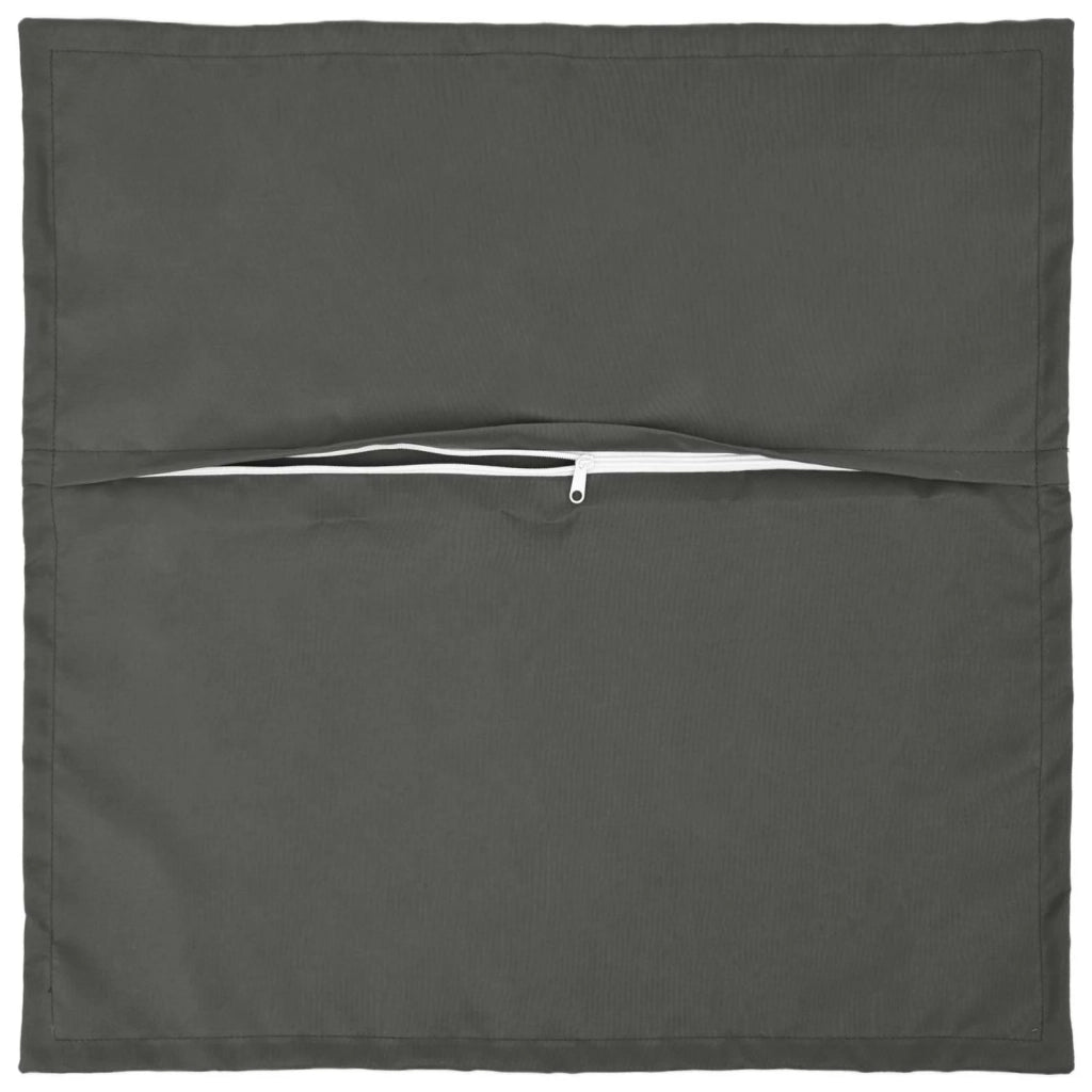 Federa 6 pcs HOUTEN Antracite 65 x 65 cm Poliestere 921098