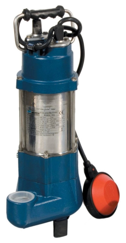 1pz elettropompa vortex acque luride 0,5 hp vtxs050g cod:ferx.2761