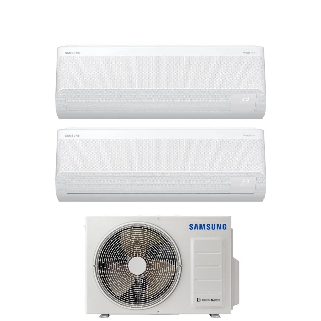 Condizionatore Dual Split Samsung WindFree Avant S2 9+12 con AJ050TXJ2KG R-32 Wi-Fi Integrato