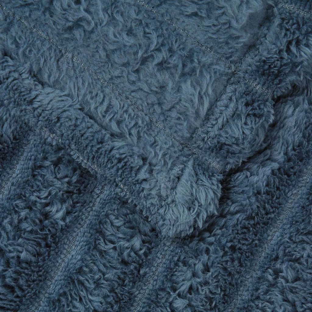 Coperta Blu navy 200 x 150 cm Panno 42016838