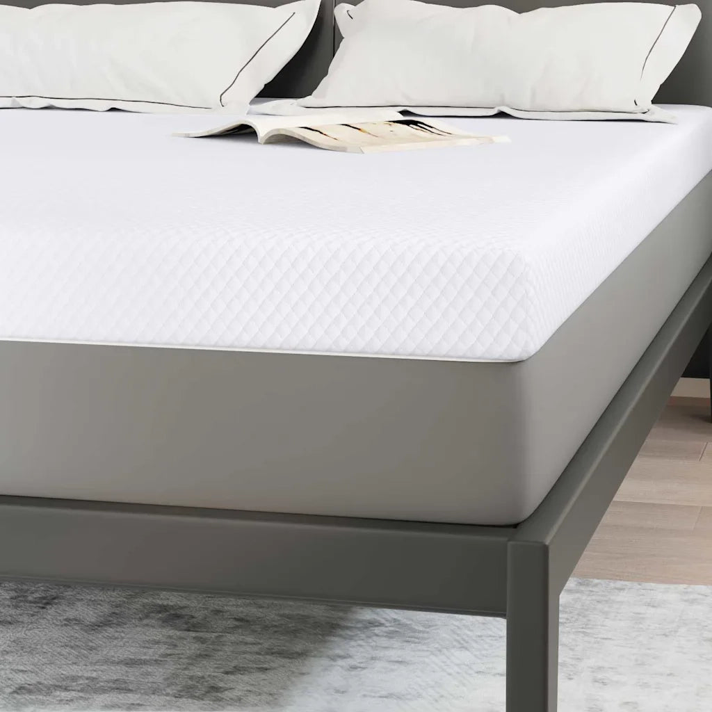 Topper per materasso Bianco 140 x 200 cm Tessuto Jacquard 4106249