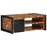 Tavolino salotto | Tavolino da caff¨¨ | Tavolino da Soggiorno Multicolore 90x50x36cm Legno Massello Recupero