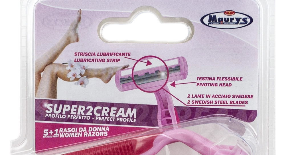 MAURY'S LAMETTE SUPER 2 CREAM MONOUSO 5+1 DONNA