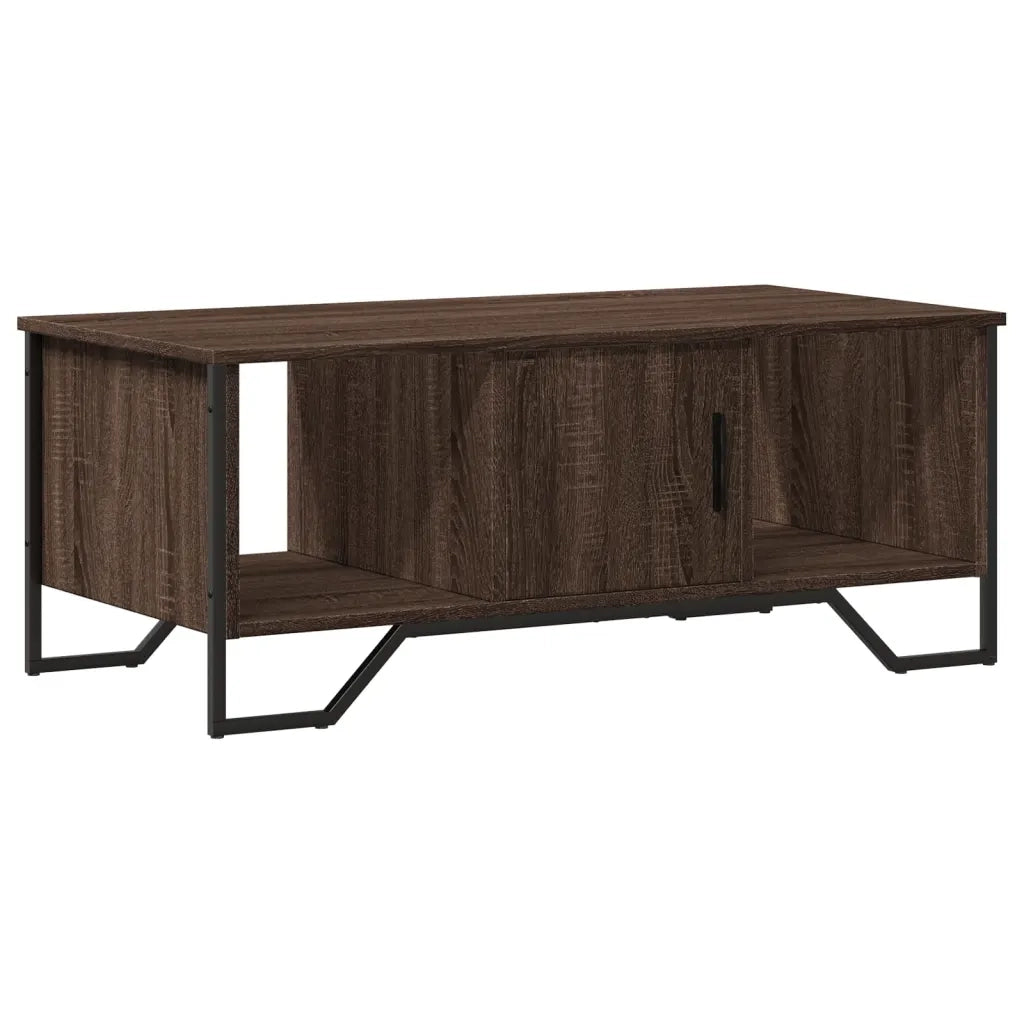 Tavolino salotto | Tavolino da caff¨¨ | Tavolino da Soggiorno Rovere Marrone 100x51x40 cm Legno Multistrato