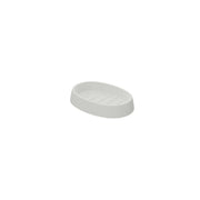 Portasapone bianco linea London in plastica PS e ABS design moderno Feridras