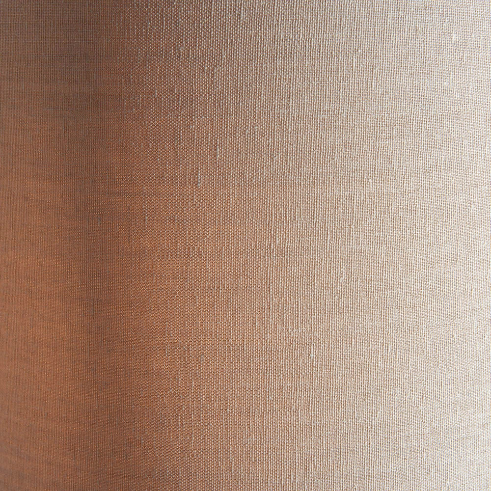 Lampada da terra Fraser ottone satinato lino E27 Endon