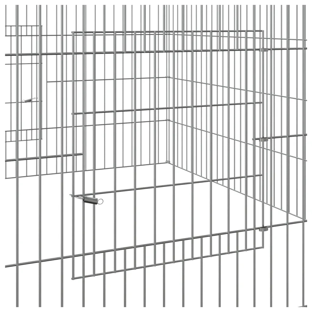 Conigliera 110x110x55 cm Ferro Zincato 171562