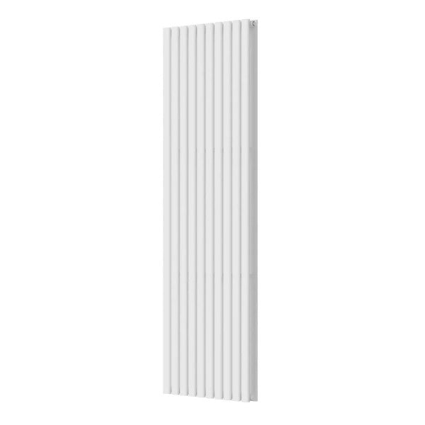 RADIATORE TERMOARREDO DI DESIGN BIANCO MODELLO PIANO - MM 1800X360-INT.1760-6 TUBI-WATT 667-DEL.T50 2276-1 COL.  - MAM