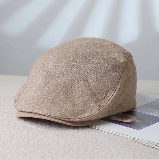 Cappello frontale, semplice cappello da baseball britannico, ideale per la primavera e l'estate.