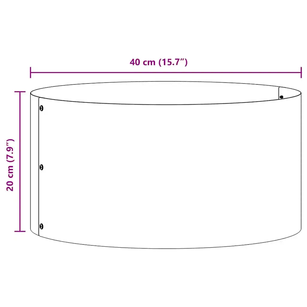 Anello per vaso Verde oliva 40 x 40 x 20 cm CFW7516222