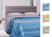 Coperta Jacquard in Misto Lana Modello Odil - 1 Piazza e Mezza - Grigio 07