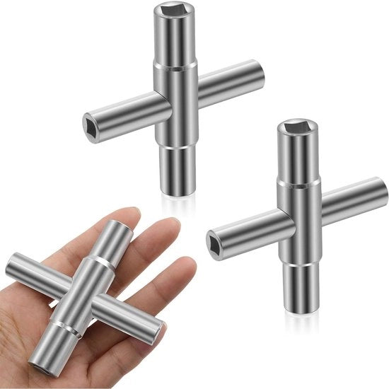 Set di chiavi a mano per pompa a 4 vie - Sostenibile e compatto - 6,5mm, 7mm, 8mm, 9mm - Attrezzatura - Manutenzione manuale - Uso professionale - Set