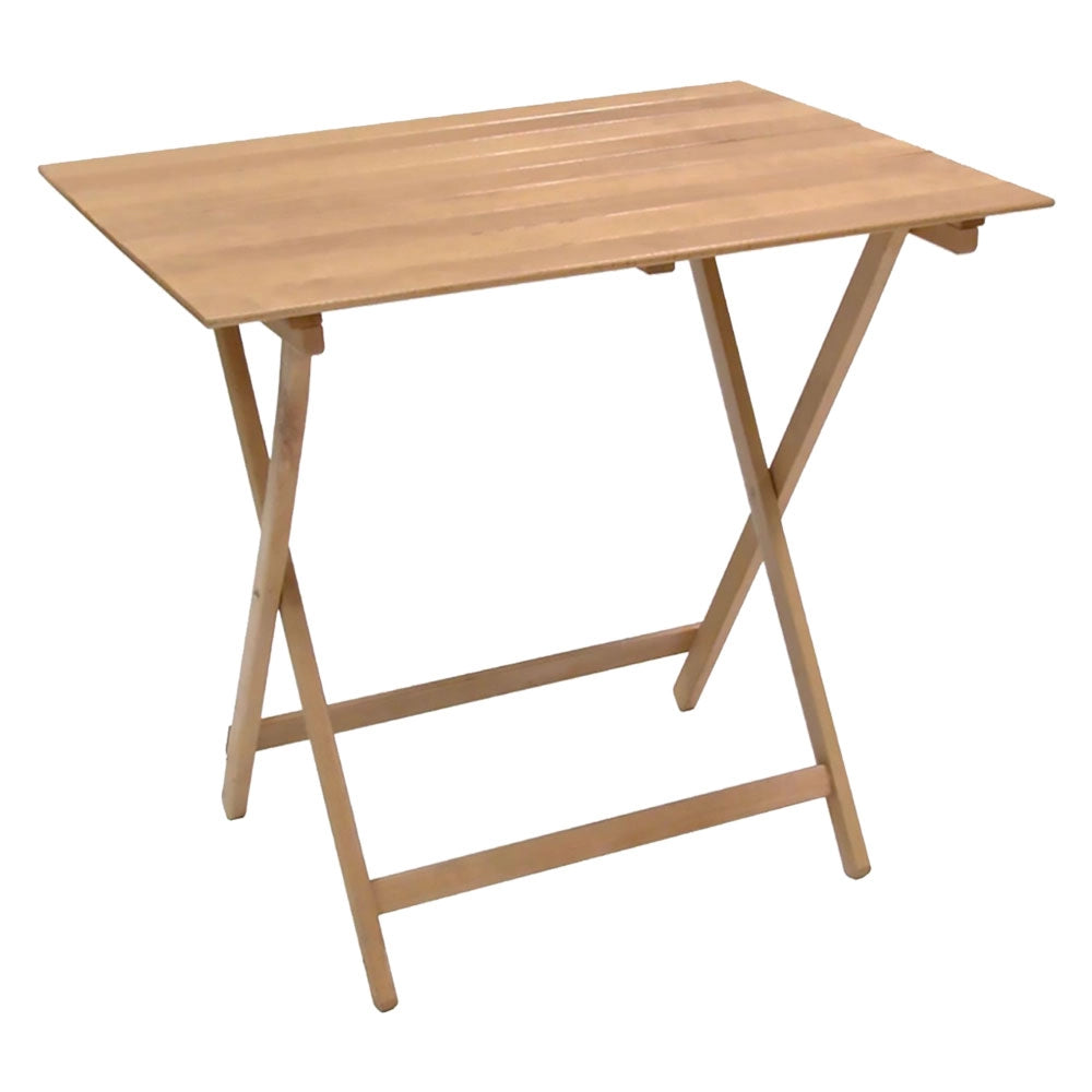 TAVOLO LEGNO PIEGHEVOLE 'PIC NIC' cm 60 x 100 H 75 cm - col.naturale  - BricoGo
