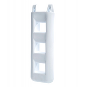 PARABORDO A SCALETTA A 2 GRADINI WHITE COLOR WITH 3 STEPS