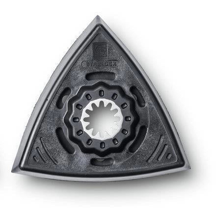 Fein 63806136220 Set Platorelli Triangolari Forati Starlock Attacco Starlock 80 mm Fissaggio Velcro 2 pezzi