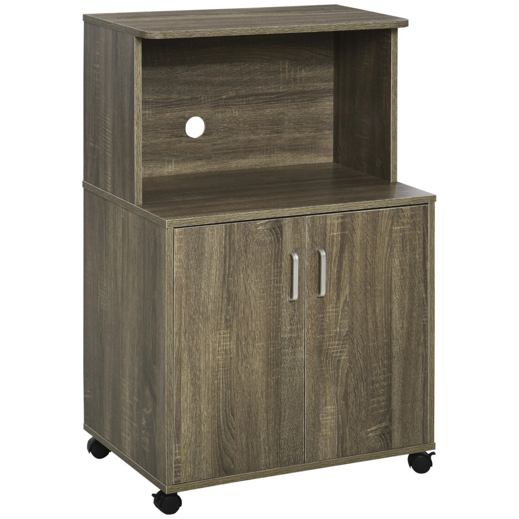 Mobile Cucina Multiuso con Ripiano ¨C Minimal ¨C Grigio 60.4x40.3x97cm