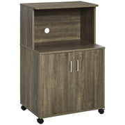 Mobile Cucina Multiuso con Ripiano ¨C Minimal ¨C Grigio 60.4x40.3x97cm