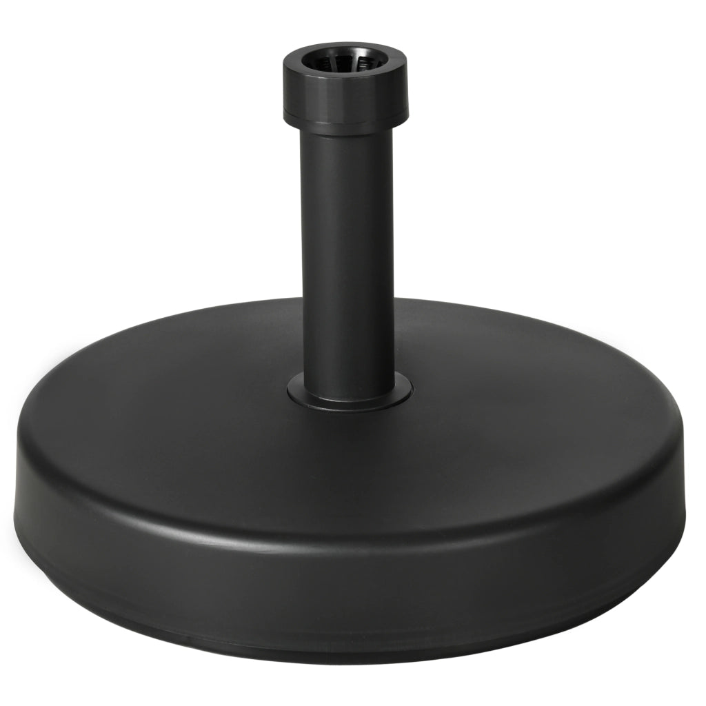 Base per Ombrellone in Plastica PP ¨C Minimal ¨C Nero ?45x33 cm