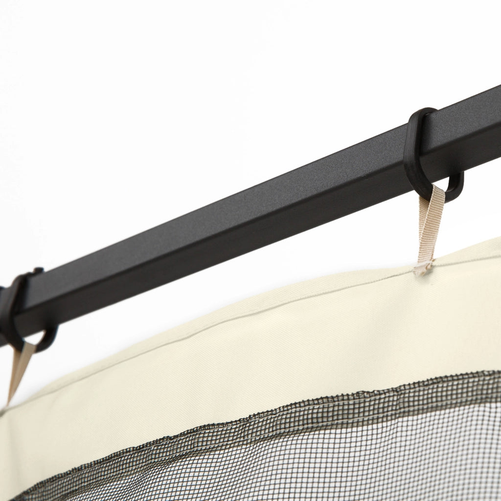 Zanzariera per Gazebo ¨C Minimal ¨C Nero e Beige 335x207cm