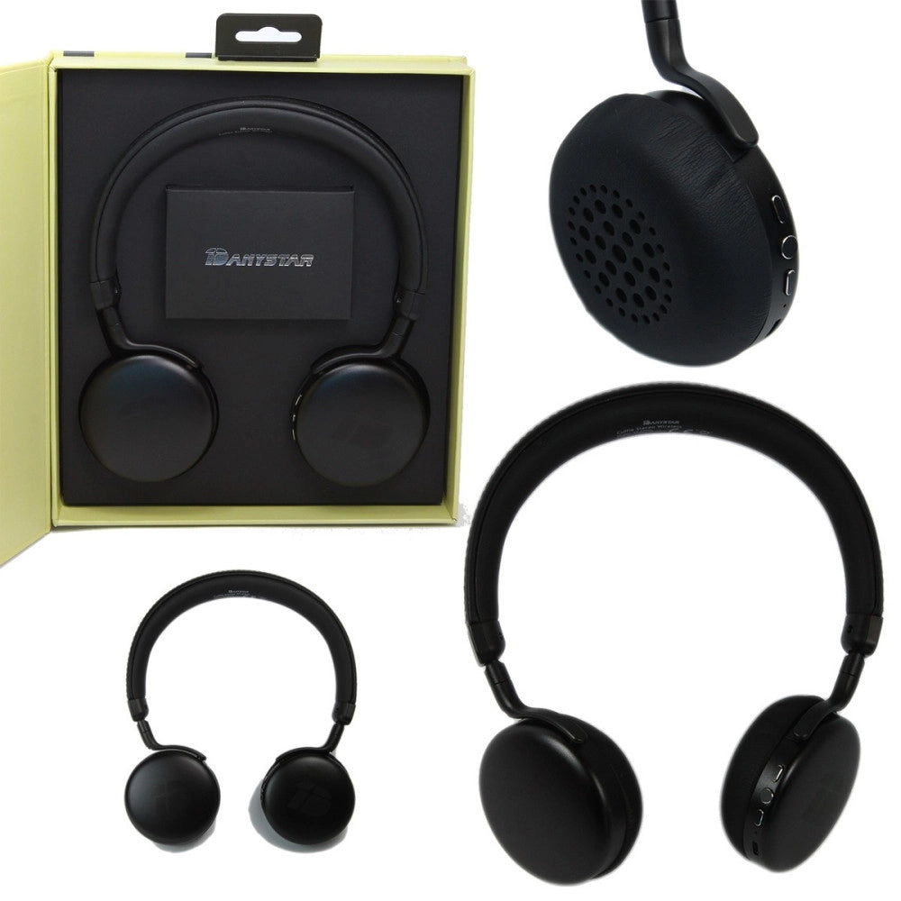 Trade Shop - Cuffie Auricolari Stereo Hd Con Microfono Bluetooth 4.1 Apt-x Wireless -