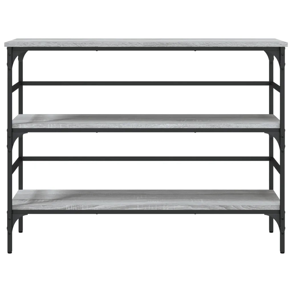 Tavolo Consolle | Tavolo d'Ingresso Grigio Sonoma 100x32x75 cm in Legno Multistrato