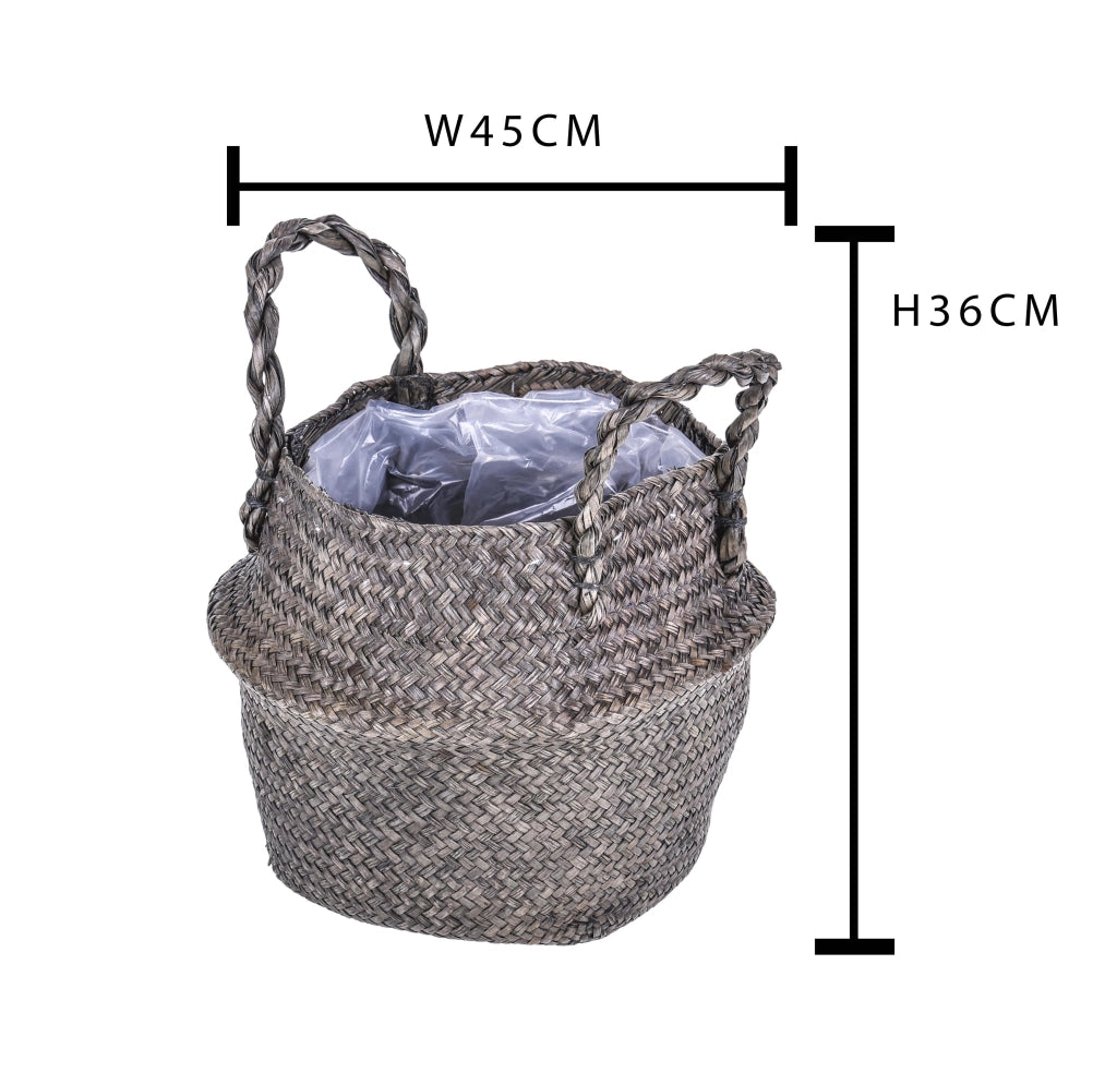 Cesto Giara in Materiale Naturale H 36 cm