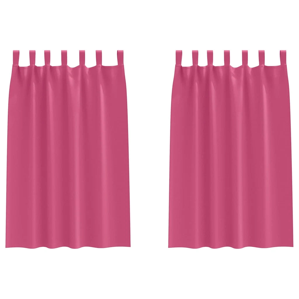 Tende Blackout con Anelli 2 pcs Rosa Vivo 175 x 140 cm 4107624