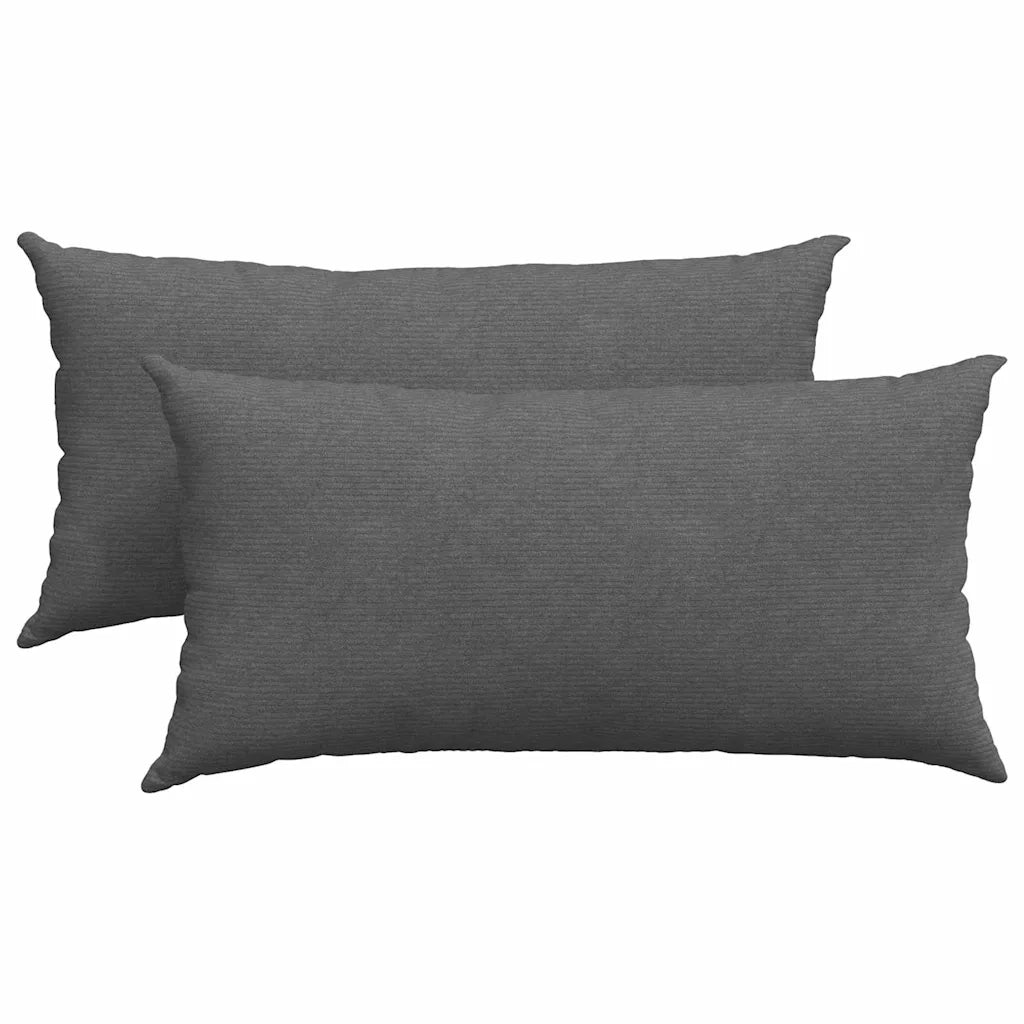Cuscini da Divano 2 pcs Grigio scuro 80 x 40 cm 42013732