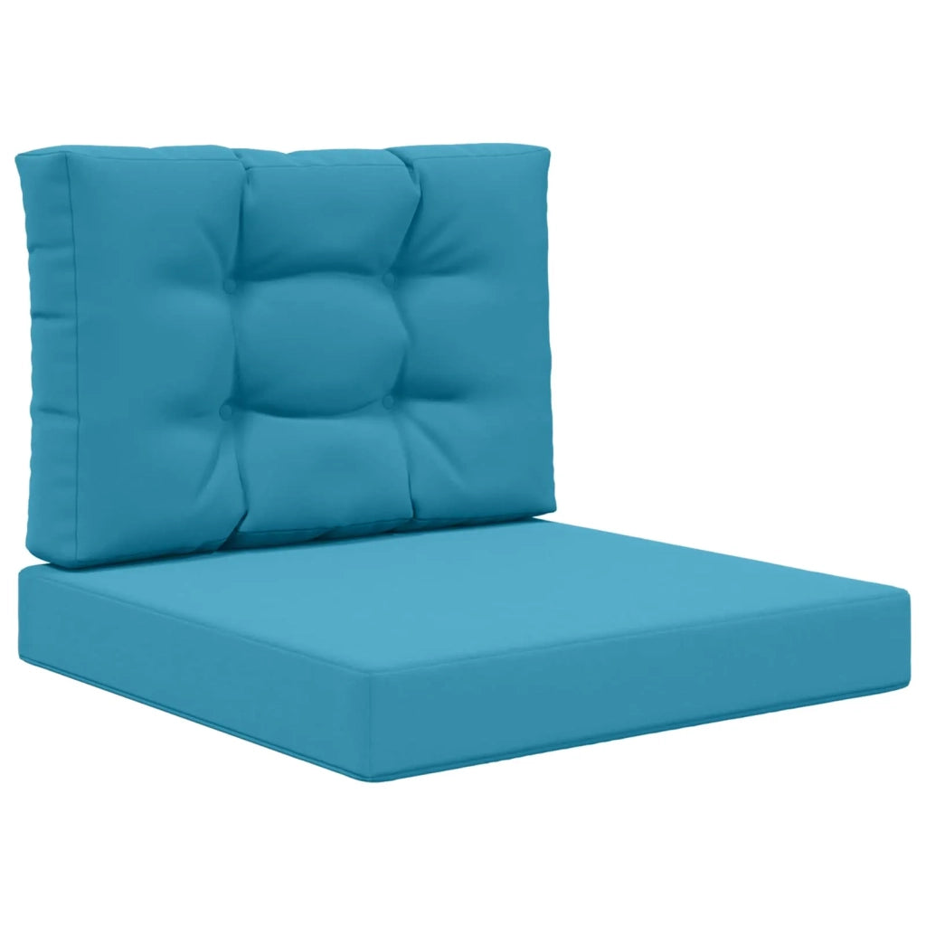 Cuscino per divano da esterno 2 pcs Blu Reale Poliestere 900737