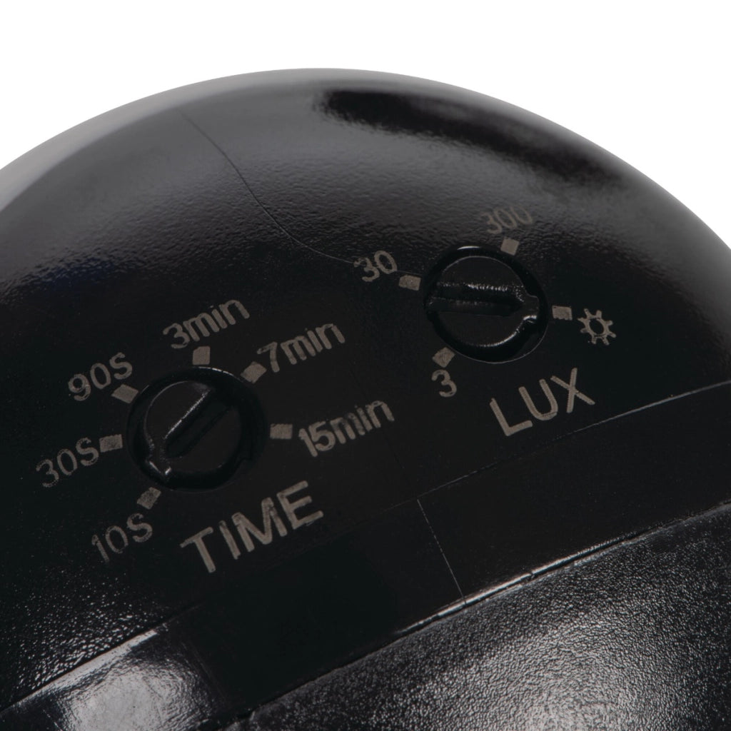 Sensore movimento PIR esterno nero 6m IP44 Kanlux Mini