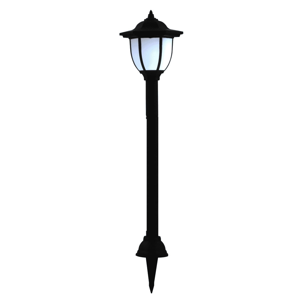 Lampade Solari da Esterni 3pz a LED Nero 44471