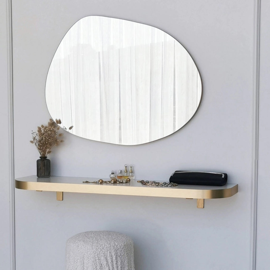 Dorno, Specchio Forma Ovale, 55x75h cm oro