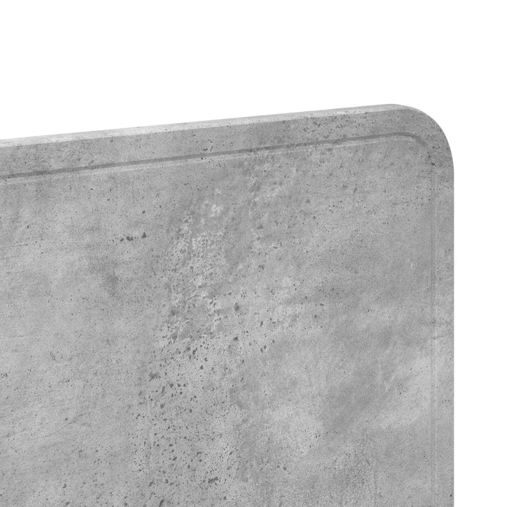 Testiera | Testata Grigio cemento Legno multistrato