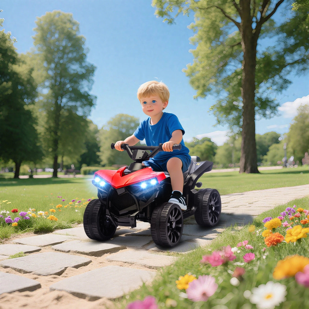 Quad Elettrico per Bambini ¨C Minimal ¨C 70x42x45 cm Rosso