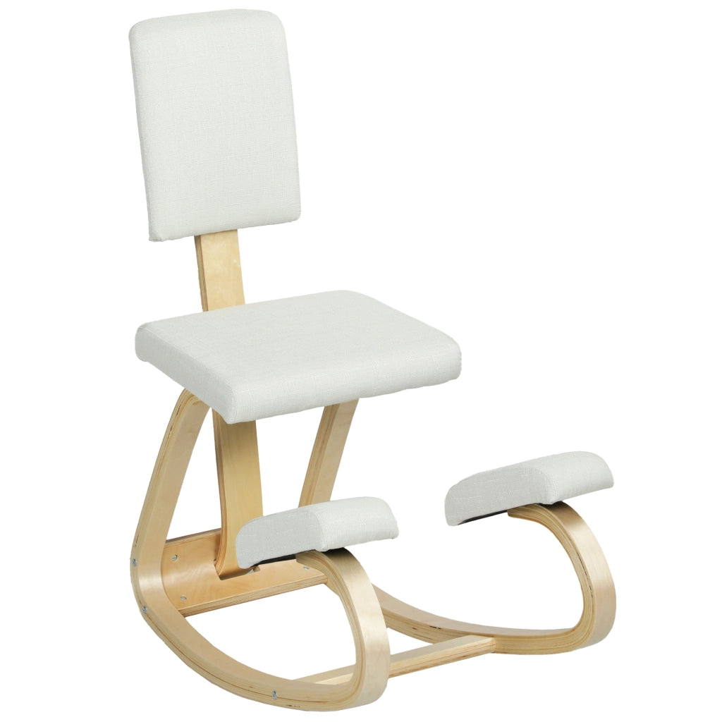 Sgabello ergonomico da meditazione ¨C Xylo ¨C crema