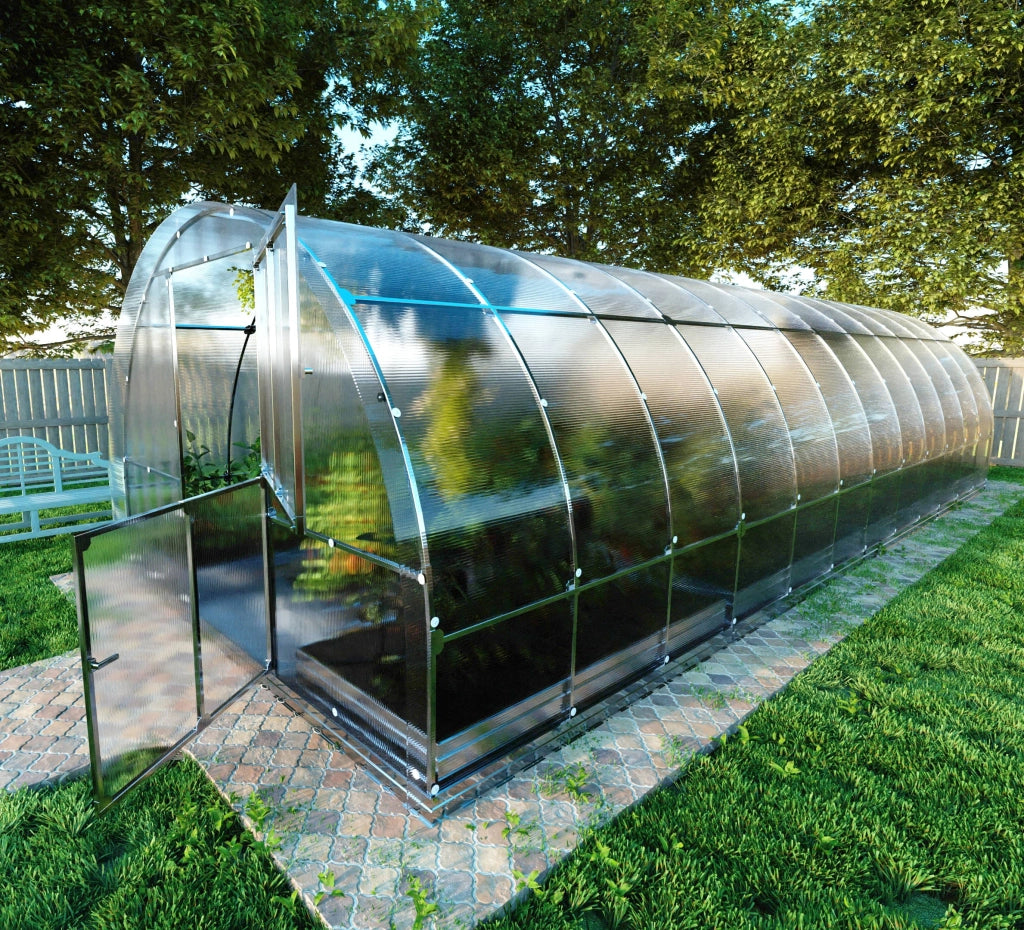 Serra da giardino KLASIKA TUBE 3 x 8 m (24 m²), 6 mm con rivestimento in policarbonato