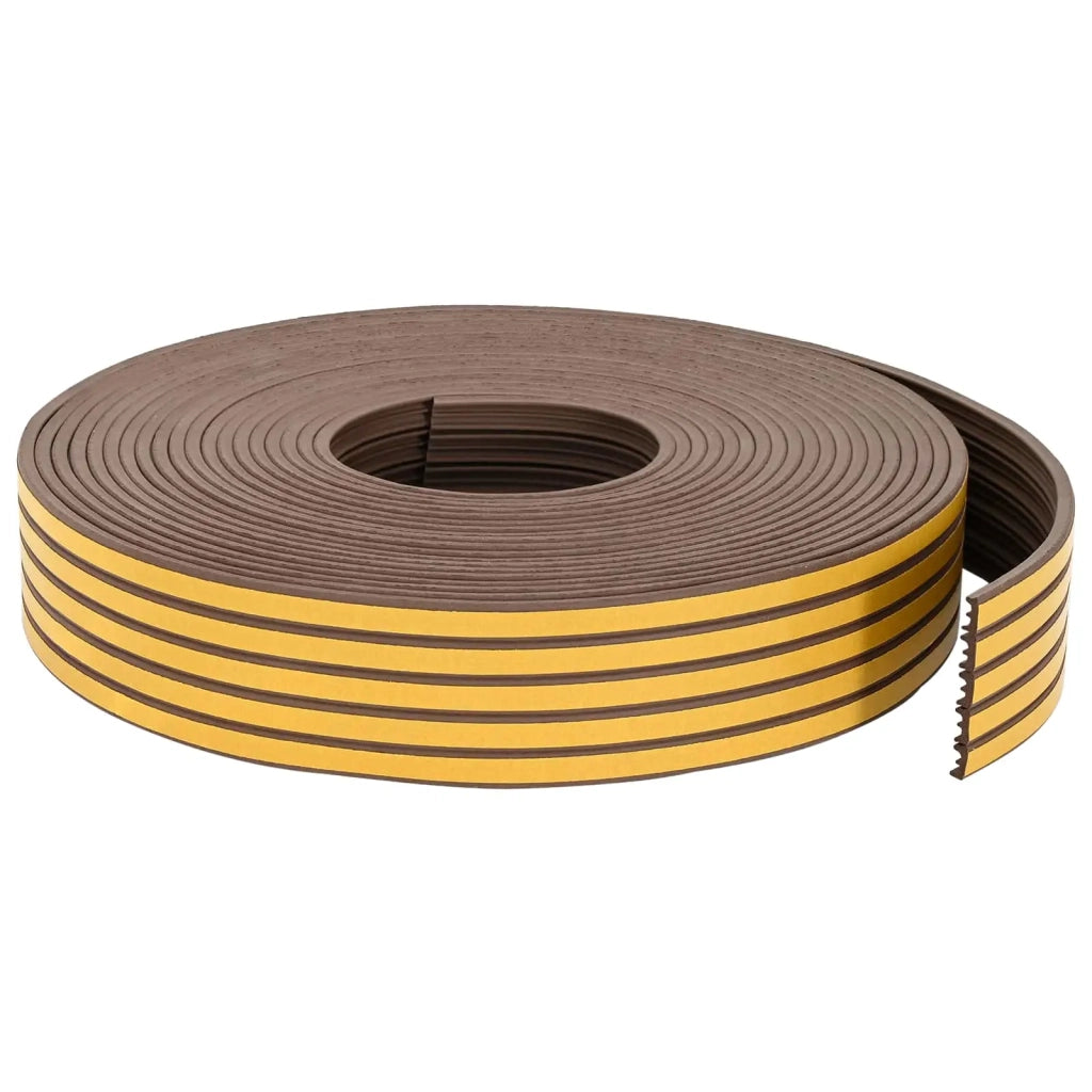Nastro adesivo per finestre Marrone 15 x 8 mm 12 m Schiuma EPDM 42038102