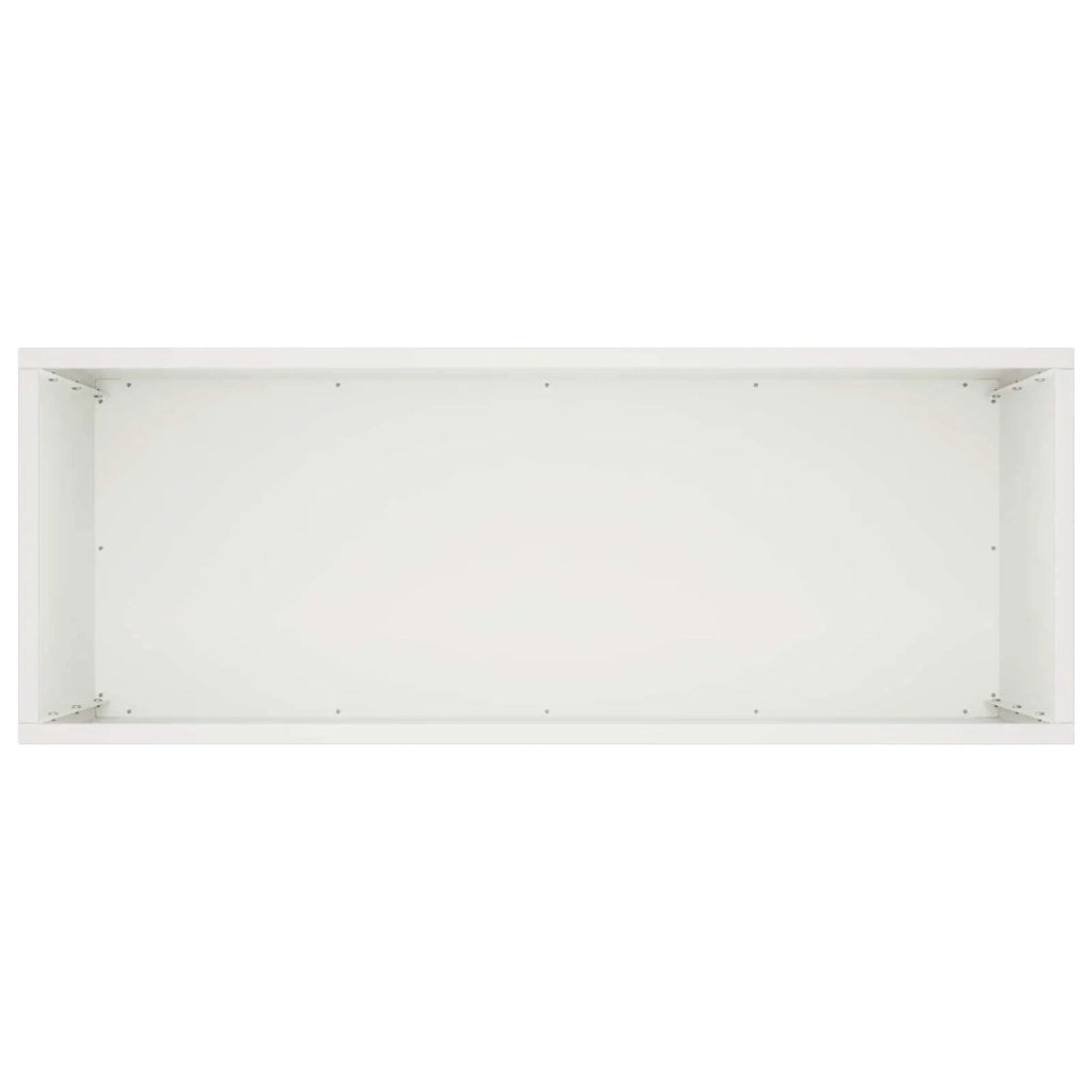 Vaso da giardino 2 pz Bianco 80 x 30 x 50 cm 8005599
