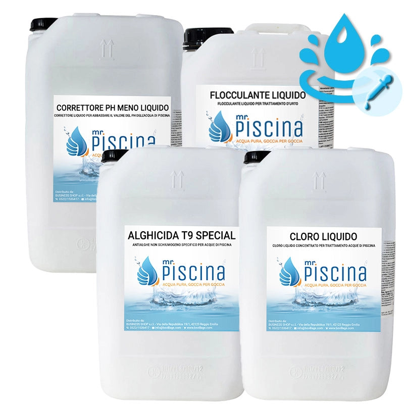 KIT PH e REDOX-CLORO CONTROL per mantenimento acqua Piscina Volume piscina: Da 100 a 200 m³