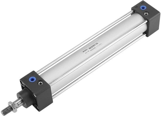 Cilindro pneumatico 32 mm di diametro - 200 mm di schiuma - Doppia azione/Singola azione - Lega di alluminio - Silenzioso - Funzione di conservazione dell'olio - Cilindro a aria