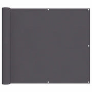Schermo da balcone | Paravento da Balcone Antracite 90x300 cm in Tessuto Oxford