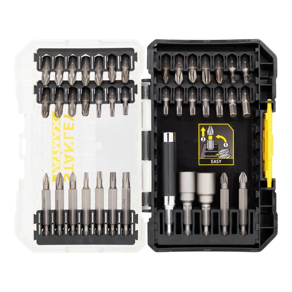 Set Inserti Stanley FATMAX STA88560 40 Pezzi con Portainserti Magnetico