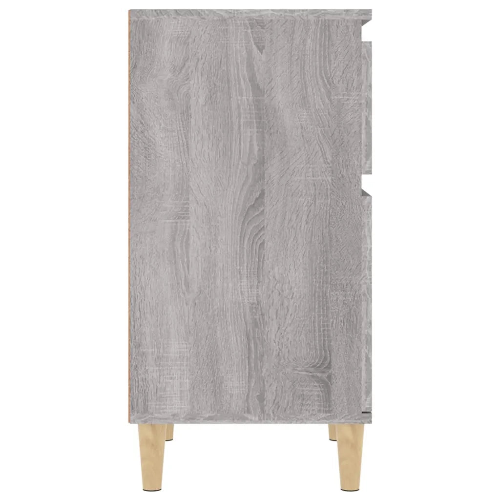 Comodino | Armadio da Notte | Mobiletto da notte Grigio Sonoma 40x35x70 cm