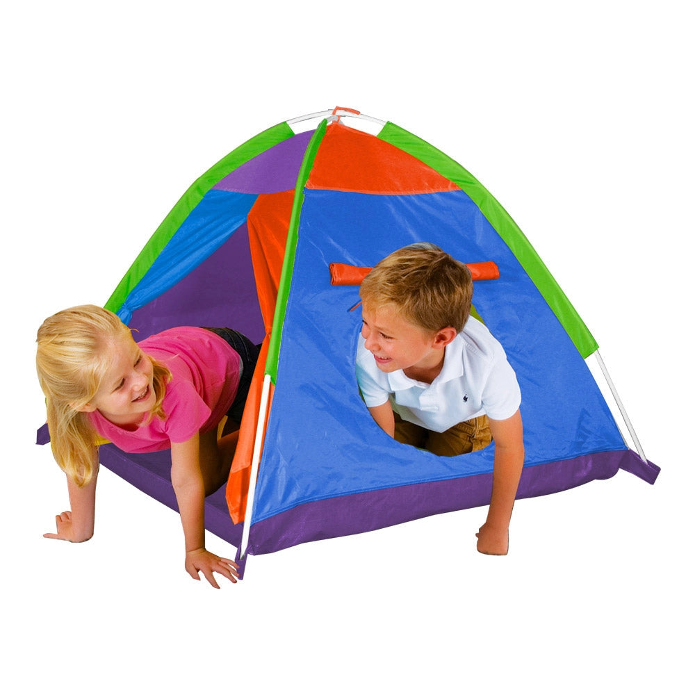 Tenda da Gioco per Bambini 112x112x94 cm Struttura in Plastica Tubolare Avventura Multicolore