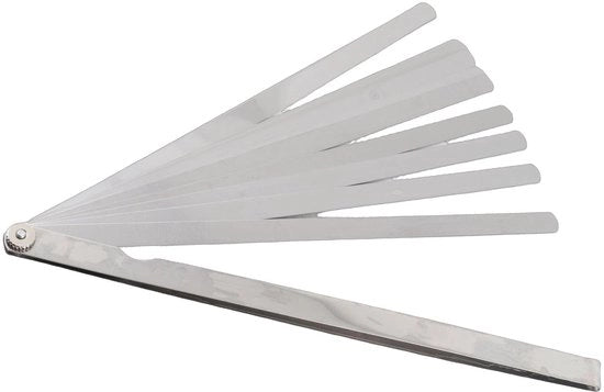 Instrumento di misurazione a mano da 300 mm - Scala di misura 17 - Lame in acciaio inossidabile - Progettazione girevole - Disponibile in versione pieghevole - Precisione 0,02-1 mm - Misuratore di spessore