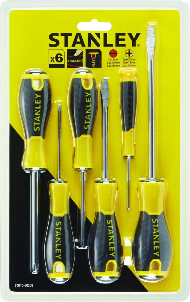 STANLEY Set 6 pezzi giraviti caccaviti Essential STHT0-60208