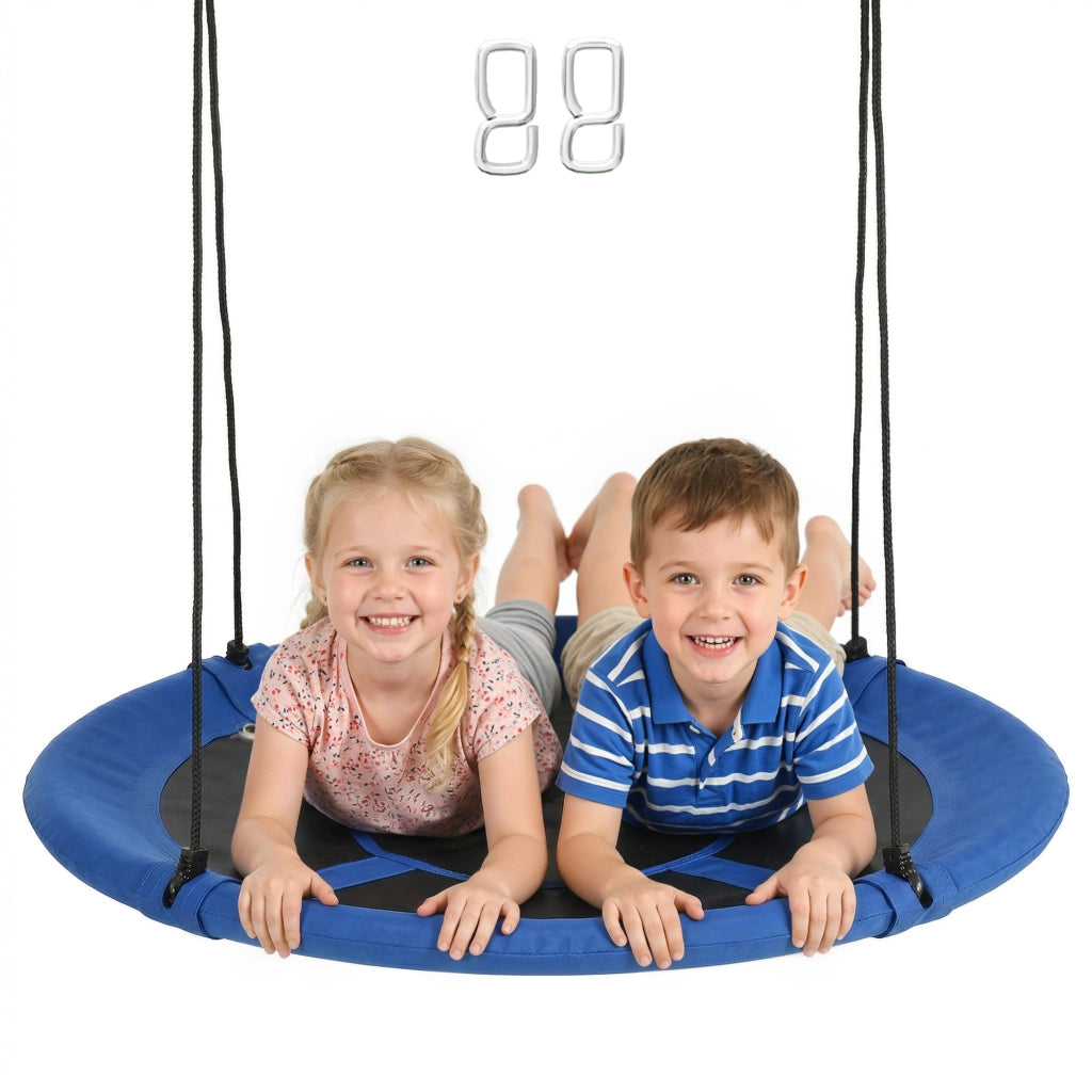 Amaca Nido d'Uccello ¨C zephmum ¨C Blu, Metallo Epoxy, ? 110 cm