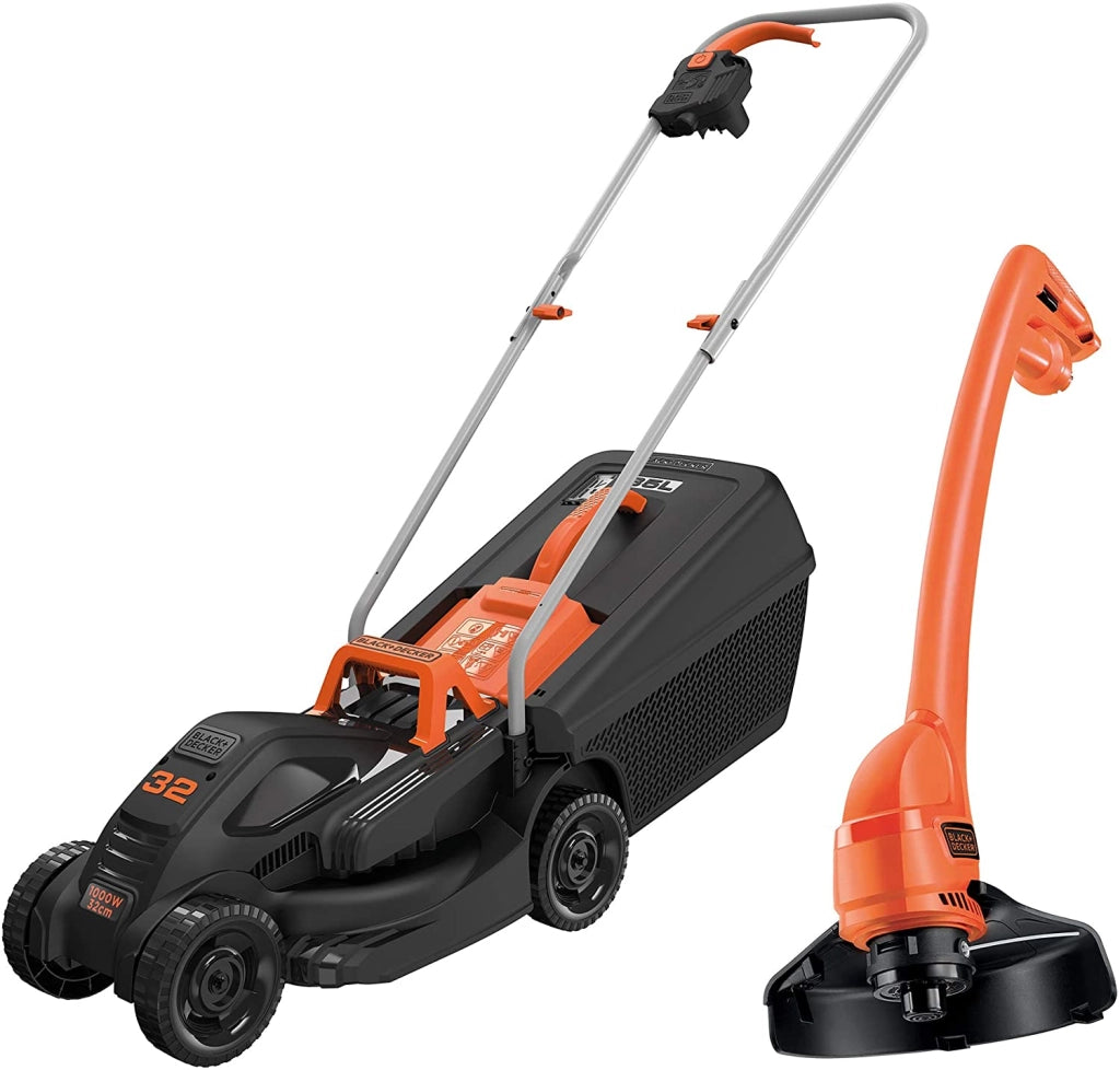 Set Rasaerba Elettrico 1000W e Tagliabordi 250W Black Decker BEHTS401C10-QS