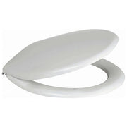 Sedile wc universale termoindurente bianco cerniere acciaio inox sgancio rapido